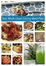 two week clean eating meal plan