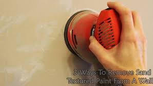 How To Remove Sand Textured Paint From