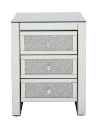 Order online today for fast home delivery. Crystal Mirrored 3 Drawer Bedside Table Sue Ryder