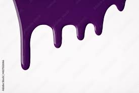 Dark Purple Liquid Drops Of Paint Color