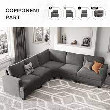 corner fabric sofa couch