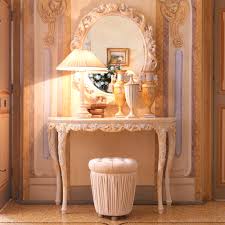 italian ivory and gold console table