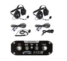 race intercom system with headsets