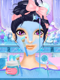 ice queen makeover makeup on the app