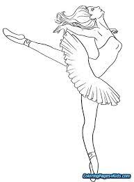 Printable ballerina coloring pages for girls coloringstar. Barbie Ballerina Coloring Pages Ballerina Printable Coloring Pages