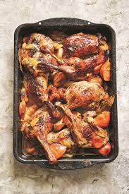 roasted duck legs with clementines and