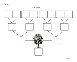 Simple Family Tree Template Easy Templates Achievable