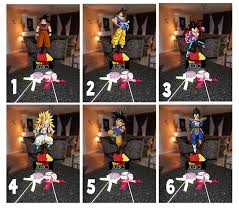 Recreating a scene from the famous anime dragon ball z, the actors acted out to blast each other with their powers. Dragon Ball Z Centerpieces Birthday Party Ideas Diy Flickr