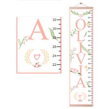 Personalized Flower Growth Chart With Name