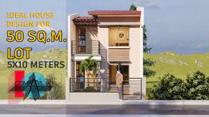 ideal house design for 50 sq m lot