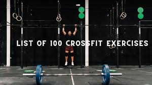 complete list of crossfit exercises