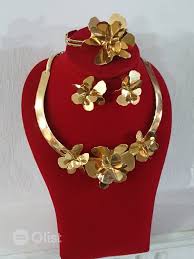 brazilian gold petals design jewelry
