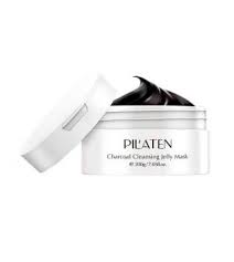 pilaten charcoal mask with a