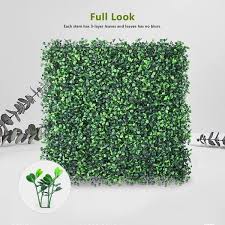 Artificial Boxwood Hedge Wall Panels
