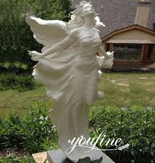 life size marble standing angel statues