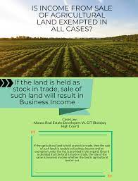 of agricultural land taxable
