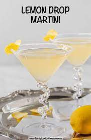 lemon drop martini family food on the