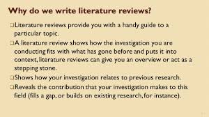 Historical Literature Review Example