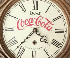 coca cola antique electric pendulum
