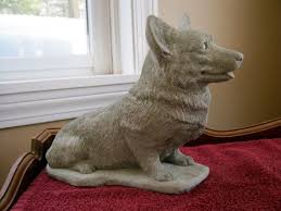 Corgi Dog Statue Concrete Pembroke