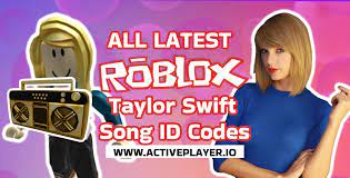 taylor swift songs roblox id codes