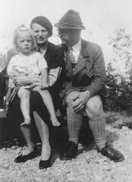 Gudrun himmler with her father, heinrich himmler, in berlin in 1938. Heinrich And Margarete Himmler Pose Outside In Front Of Their Car With Their Daughter Gudrun Collections Search United States Holocaust Memorial Museum