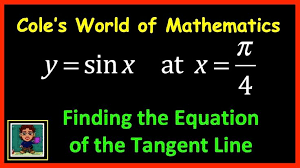 Tangent Line In Calculus