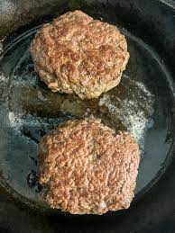 cast iron skillet burgers