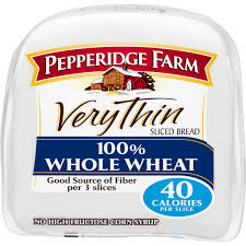 pepperidge farm bread sliced 100
