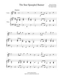 the star spangled banner for violin
