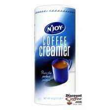 n joy coffee creamer canisters non