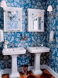 Blue White Bathrooms