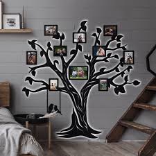 Led Family Tree Wooden Family Tree With