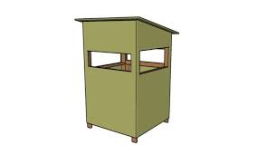 4x4 Deer Blind Plans