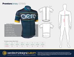 Aero Tech Mens Premiere Jersey Metric Race Fit Cycling Jersey
