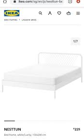 Ikea Nesttun Queen Size Bed Frame