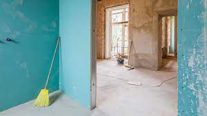 cleaning drywall dust and joint compound