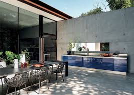 Going the traditional route with stainless steel doors placed into stonework, looks great on the outside but it does not have any features within. 66 Modern Outdoor Kitchen Ideas And Designs Interiorzine