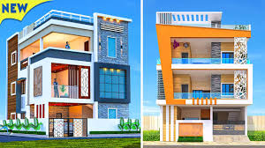 2 floor house front elevation designs