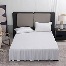 White Bed Skirt Twin Size Ruffled Bed
