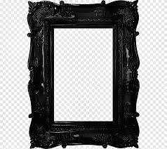 black wooden frame frame mirror