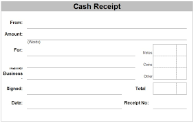 Cash Receipt Template Printable Receipt Template