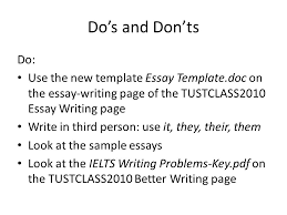 Using the third person is a common technique in writing an essay 