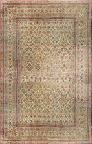 antique persian kirman lavar rug circa