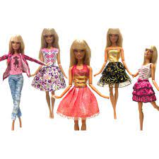 Quần áo và Váy Búp bê, Bộ đồ thời trang Barbie dễ thương giá rẻ