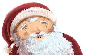 Set contiene iconos como santa claus, navidad, regalo, reno, árbol de navidad, copo de nieve. Happy Face Of Santa Claus With Isolated Background Ilustraciones Ilustraciones Infantiles Infantiles