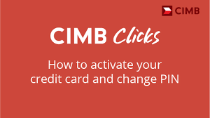 activate your credit card and change pin