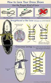 how to lace your dress shoes the art