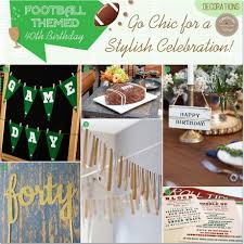 See more ideas about 60th birthday party, 60th birthday, happy 60th birthday. A Football Theme Goes Fab For A 40th Birthday Party