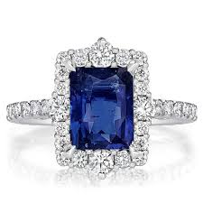 blue sapphire enement ring